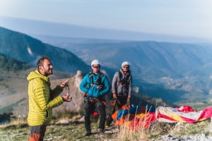 Romain Barnouin, moniteur à l'école Esprit parapente